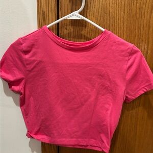 Women's Pink Crop Top